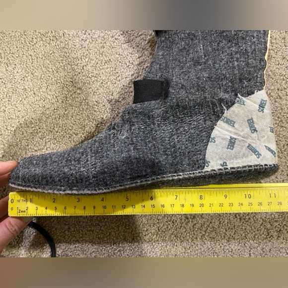 Sorel Women’s Kaufmam Canada Black Lined Rubber Fur Top Lace Up Snow Boots-10 - Picture 14 of 16